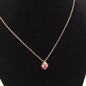 Kate Spade Lady Bug Necklace